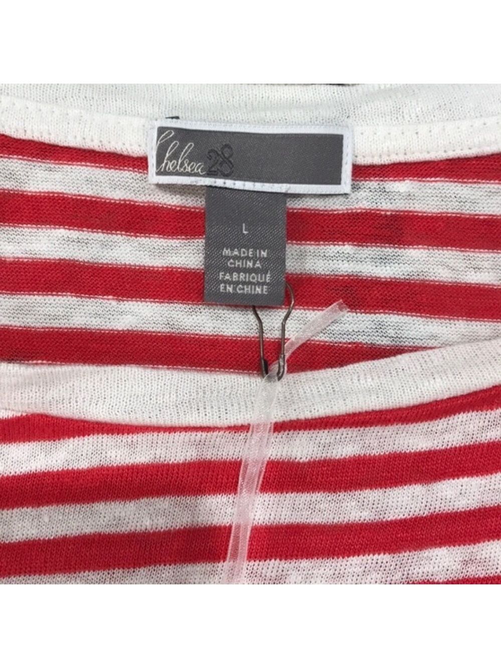 Chelsea28 Ruffle Linen Tee - Picture 3 of 5
